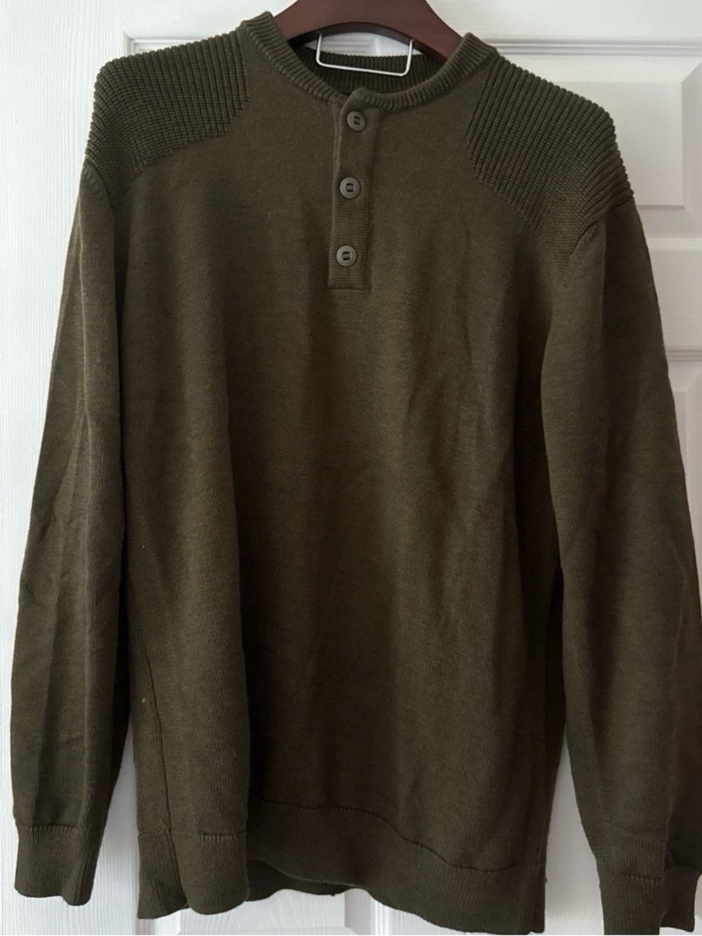 Triple Aught Design Made in Italy Journeyman Sweater Size 2XL Wool Green